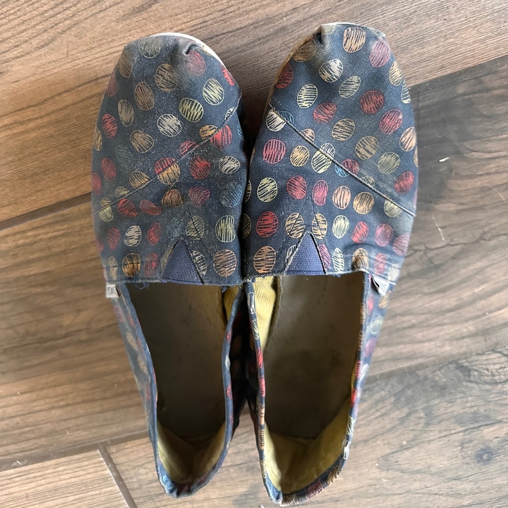 Multicolor Polka Dot Toms